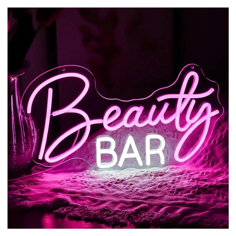 Неоновая вывеска Beauty Bar с  – обзор и цена Beauty Makeup Bar