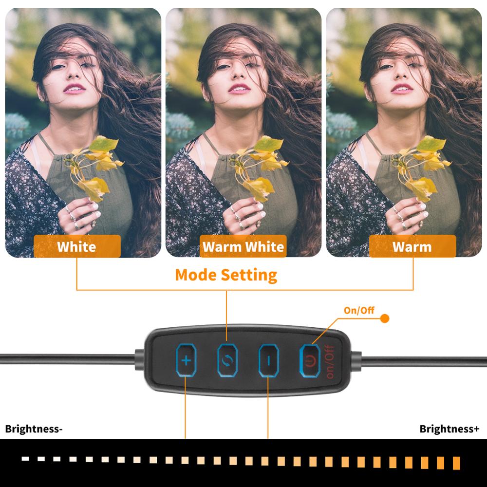 Светодиодный кольцевой светиль – обзор и цена Beauty Makeup Camera