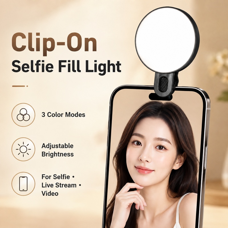 Портативный RGB LED-светильник – обзор и цена Beauty Makeup Camera