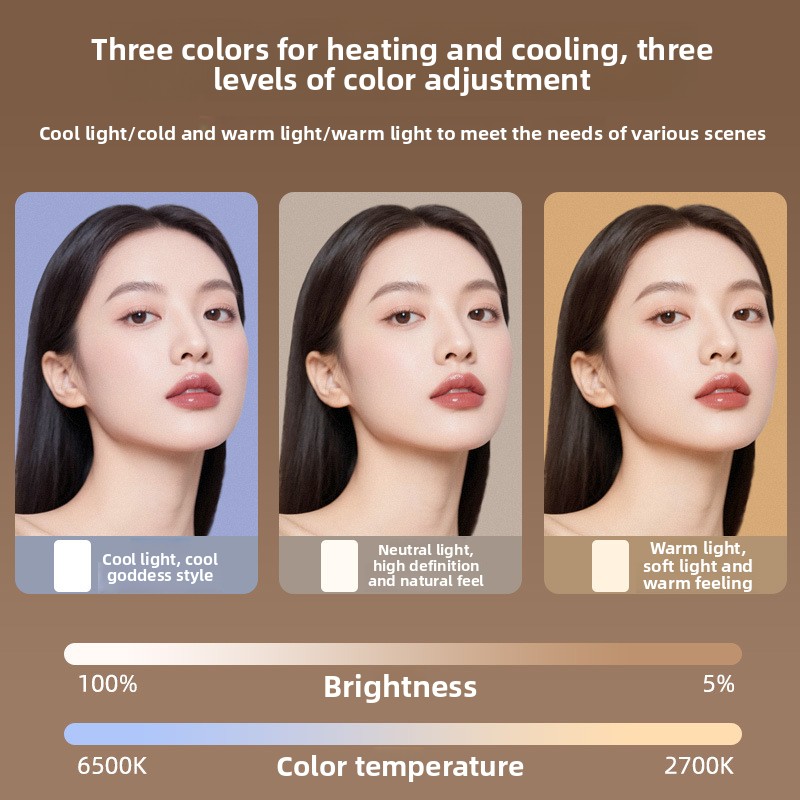 Портативный RGB LED-светильник – обзор и цена Beauty Makeup Camera