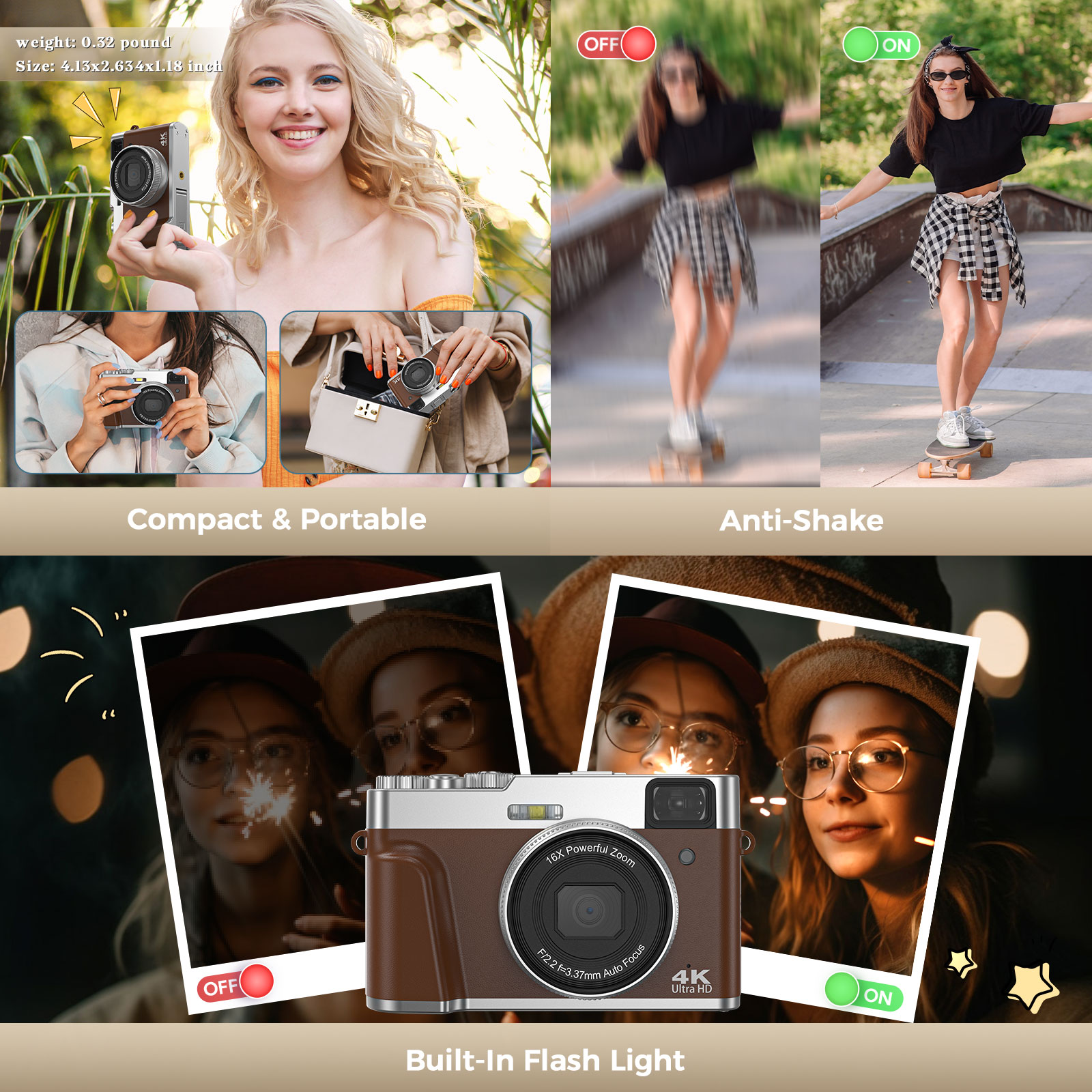 Цифровая камера 4K, 9 ПК, виде – обзор и цена Beauty Makeup Camera