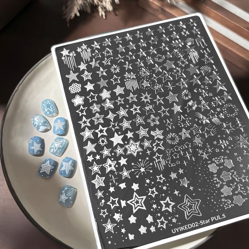 Новая пластина для стемпинга с – обзор и цена Nail Art Stamping Kit