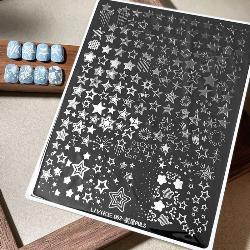 Новая пластина для стемпинга с – обзор и цена Nail Art Stamping Kit