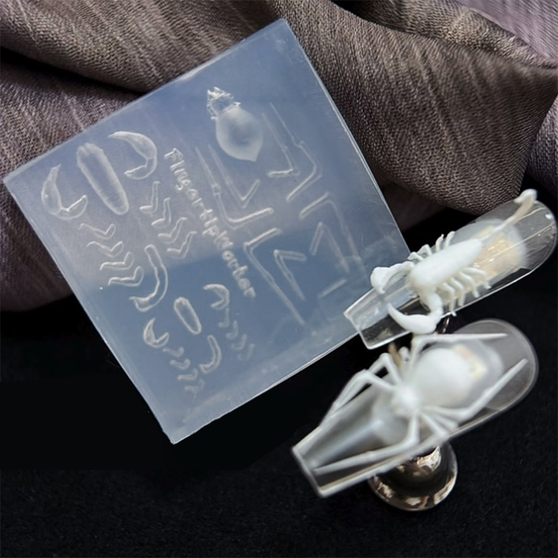 3D-формы для ногтей из силикон – обзор и цена Nail Art Stamping Kit