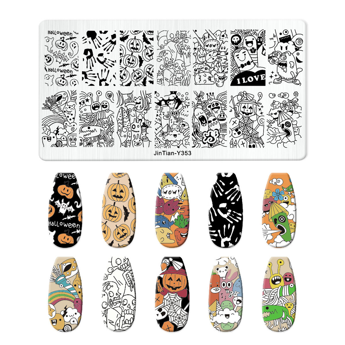 Пластины для штамповки ногтей  – обзор и цена Nail Art Stamping Kit