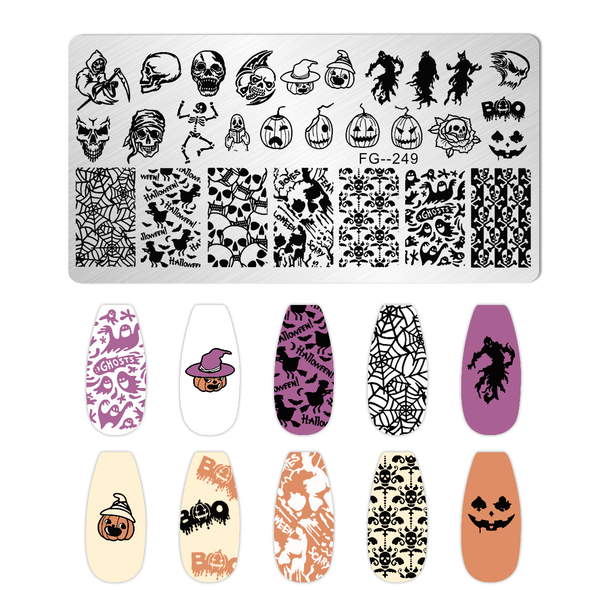 Пластины для штамповки ногтей  – обзор и цена Nail Art Stamping Kit