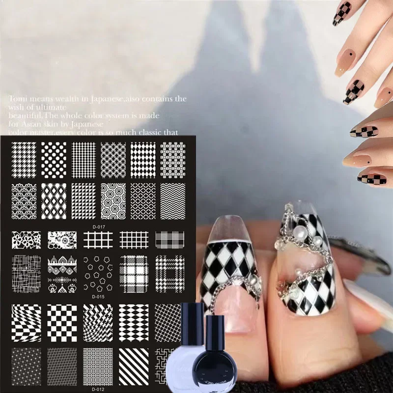 1 шт., набор пластин для стемп – обзор и цена Nail Art Stamping Kit